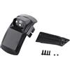 Eawfgtuw Set parafango posteriore e staffa in ABS compatibile con scooter elettrico Kukirin G2 Pro DB 2024, paraspruzzi nero con viti di montaggio per il montaggio (set parafango posteriore)