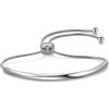 HolidayQbee Bracciale Donna in Colore Oro - Design Doppio con Catena a Serpente e Bracciale Curvo, Regolabile per Diverse Dimensioni di Polso, Ideale per Uscite e Occasioni Speciali