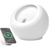 Generico Supporto magnetico per caricabatterie wireless - Supporto per dock di ricarica in silicone | Base di montaggio ṕer telefono da tavolo, allineamento ďi ricarica rapido, design con presa sicura, piattaf