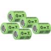 vhbw 5x celle batteria sostituisce 1/3AAA per modellismo (150mAh, 1,2V, NiMH)