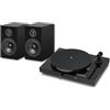Pro-Ject Jukebox E1 + Speaker Box 5 Set Draaitafel systeem - Pianolak