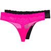 Smart & Sexy Mesh & Lace Thong Panties, Available in Multi Packs Tanga Donna