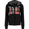Geographical Norway Farlotte Lady - Felpa Donna Zip Hoodie Tasche - Pile Donna Maglione Manica Lunga Giacca Cappuccio - Abito Ideale Primavera Estate Autunno Inverno Stagione