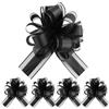 FAREASTSHOP 6 pezzi fiocco regalo grande fiocco gigante regalo grande fiocco grande bow per decorazione auto matrimonio nuova casa festa fiocco regalo sacchetti nero