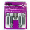 McGard Set di lucchetti per cerchi MCGARD, originali, cromati, con filettatura M14, chiave a 17 mm, lunghezza 48,9 mm