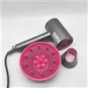 AROEVE Asciugacapelli ionico pieghevole da 1800W con diffusore, per uomo e donna, colore grigio