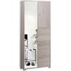 Sarmog Mobile 5 ante olmo con ante specchio naturale, 83x190x29 cm