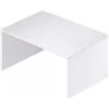 Sarmog Scrivania bianco fiammato, 120x73x73 cm