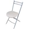 Sedia sgabello pieghevole london in alluminio 41x40x80 cm