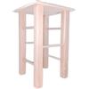Sgabello toby quadrato h45 cm