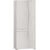 Sarmog Mobile 3 ante e 1 cassetto bianco fiammato, 76,8x34,3x179 cm