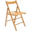 Sedia birreria pieghevole in legno 55x38x80 cm
