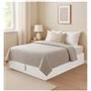 Letto piazza e mezza con contenitore bed box bianco 120x190 cm