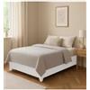 Letto una piazza e mezza con contenitore e piedini bed box olmo naturale 120x190 cm