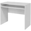 Scrivania con piano estraibile colore bianco armonia 90x45x74 cm
