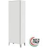 Armadio portascope bianco, 60x35x183cm