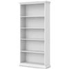 Libreria paris bianca con 4 ripiani, 96x36x200 cm