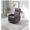 Poltrona con recliner manuale mirella blue jeans, 90x68x103 cm