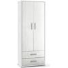 Sarmog Mobile 2 ante e 2 cassetti ossido bianco, 71x41x182 cm