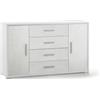 Sarmog Mobile 2 ante 4 cassetti bianco, 137x84x41 cm