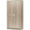 Sarmog Mobile 3 ante e 1 cassetto olmo, 77x147x34 cm