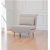 Poltrona letto dream tessuto beige, 82x90x84 cm