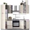 Ares Composizione cucina completa ares con lavello a destra e piano cottura a gas 255x60x216 cm
