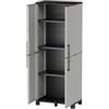 ArtPlast Armadio artplast family in polipropilene grigio 68x37x169 cm