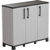 ArtPlast Armadio basso artplast family in polipropilene grigio 102x37x90 cm