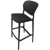 BellaHome Sgabello da cucina bellahome sevilla nero 37x48x75x104 cm