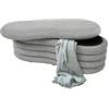 BellaHome Panca contenitore bellahome goccia griglio 106x43x42 cm