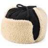 NEW ERA (New Era) Cappellino da volo in maglia Trapper New Era (14509782 NER35K5309) nero/beige...