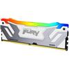 Kingston Technology FURY 24GB 8400MT/s DDR5 CL40 CUDIMM Renegade RGB Bianco XMP