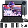 TABWEE W80 Tablet 10" Android 16 4G LTE 32GB (8+24) 128GB con Tastiera Mouse