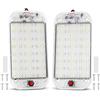 Thlevel Luci led da Tetto Interni Auto 12-85V 48 LED Super Luminosa Plafoniere con Pulsante di Interruttore Indipendente Luce di lettura dell'automobile per Camper Van Caravan 2 Pezzi