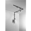 Intec Set completo binario Mik nero LED 48V 6x500 lumen, CCT regolazione temperatura della luce, L 225 cm