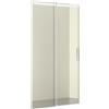 Leroy Merlin Porta doccia scorrevole L 119-121 cm x H 195 cm, per nicchia in vetro trasparente SP. 6 mm, profilo bianco