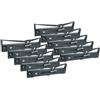 vhbw 10x nastro inchiostrato compatibile con Epson FX-590, FX-890, FX590, FX890, LQ-590, LQ-890, LQ590, LQ890 stampante ad aghi - nero