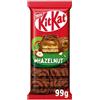 KITKAT Nocciola Tavoletta Wafer ricoperta di Cioccolato 99g | Wafer croccante, ripieno cremoso alla nocciola, copertura di cioccolato al latte e fondente marmorizzato. Tavoletta 99g