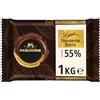 PERUGINA PROFESSIONALE Cioccolato Fondente Extra Luisa Blocco 1kg | Cioccolato fondente Perugina con 55% di cacao minimo, dal profumo intenso e da note di caramello di media intensità