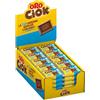 ORO SAIWA Oro Ciok, Biscotto con Tavoletta di Cioccolato al Latte, Merenda Golosa, Fonte Naturale di Fibre, Senza Coloranti e Conservanti, 750g (30 monoporzioni da 25g)