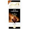 Lindt - Tablet EXCELLENCE Nero con 3 semi - Cioccolato Nero, 100 g