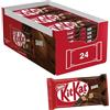 KITKAT Dark Wafer ricoperto di Cioccolato Fondente, 24 Snack da 41,5g