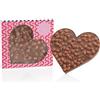 Venchi - Brutto&Buono, Lastra Artigianale di Cioccolato al Latte a Forma di Cuore, con Nocciola Piemonte IGP Intera, 200 Gr, Senza Glutine, Senza Coloranti, Idea Regalo Festa della Mamma