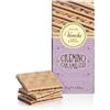 Venchi - Tavoletta Cremino Caramel Gold, con Cioccolato Fondente, Cioccolato Bianco e Pasta di Mandorla, 110 Gr, Senza Glutine, Senza Coloranti e Senza Conservanti