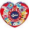Perugina BACI PERUGINA Classico Connection Box Cioccolatini Fondenti ripieni al Gianduia, Scatola Cuore San Valentino 100g