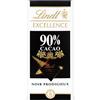 Lindt Excellence Tavoletta di Cioccolato Fondente 90% Cacao, Formato 100g