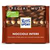 Ritter Sport Nocciole Intere, Cioccolato al Latte, 100 g | Nocciole Intere 25%, cacao 100% certificato sostenibile