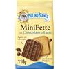 Mulino Bianco Mini Fette con Cioccolato al Latte, per una Pausa Golosa Quando e Dove Vuoi, 110 g