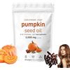 Cutiolly Olio di Semi di Zucca per Capelli,3000mg Softgel Olio di Semi di Zucca e Saw Palmetto,Pumpkin Seed Oil, Senza Glutine,Vegano,Pressato a Freddo,180 Capsule
